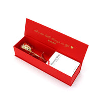 Boowey Bear gave butik roser guldrose 24 karat guld blomster overraskelse forever roser 24 karat guldrose